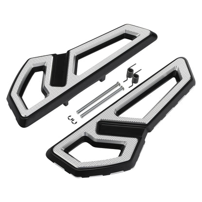 Front Driver Footboards Floorboard & Bracket Kit for Harley Slim FLSL (2018–2025)