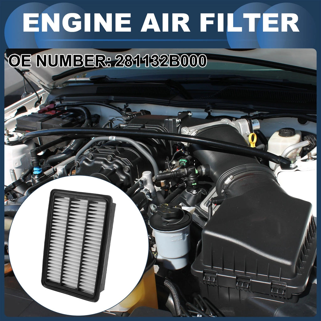 Engine Air Filter Replacement for Hyundai Santa Fe 2.7L 3.3L (2007–2009)