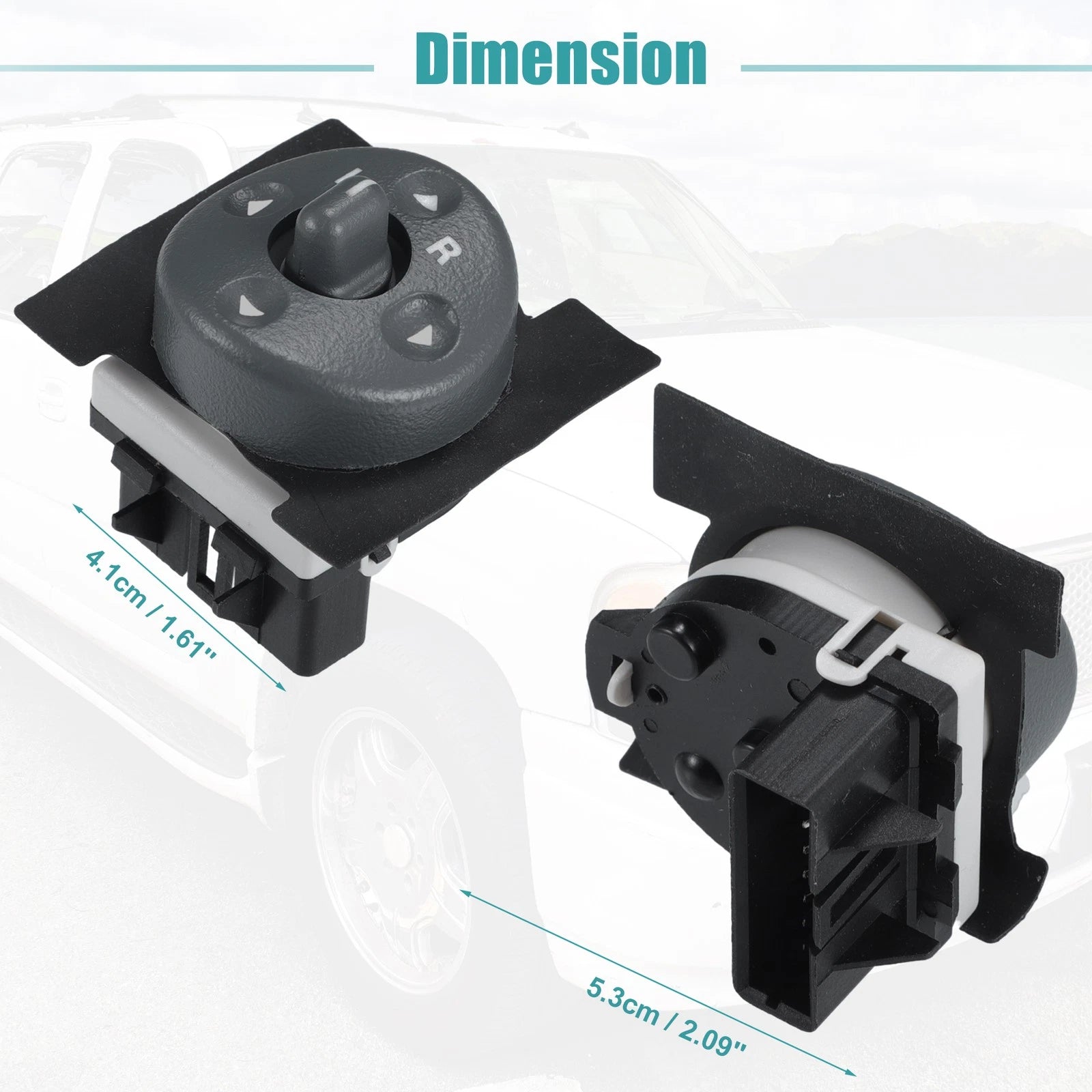 Rear View Mirror Remote Control Switch Replacement for GMC Sierra (2012–2018)