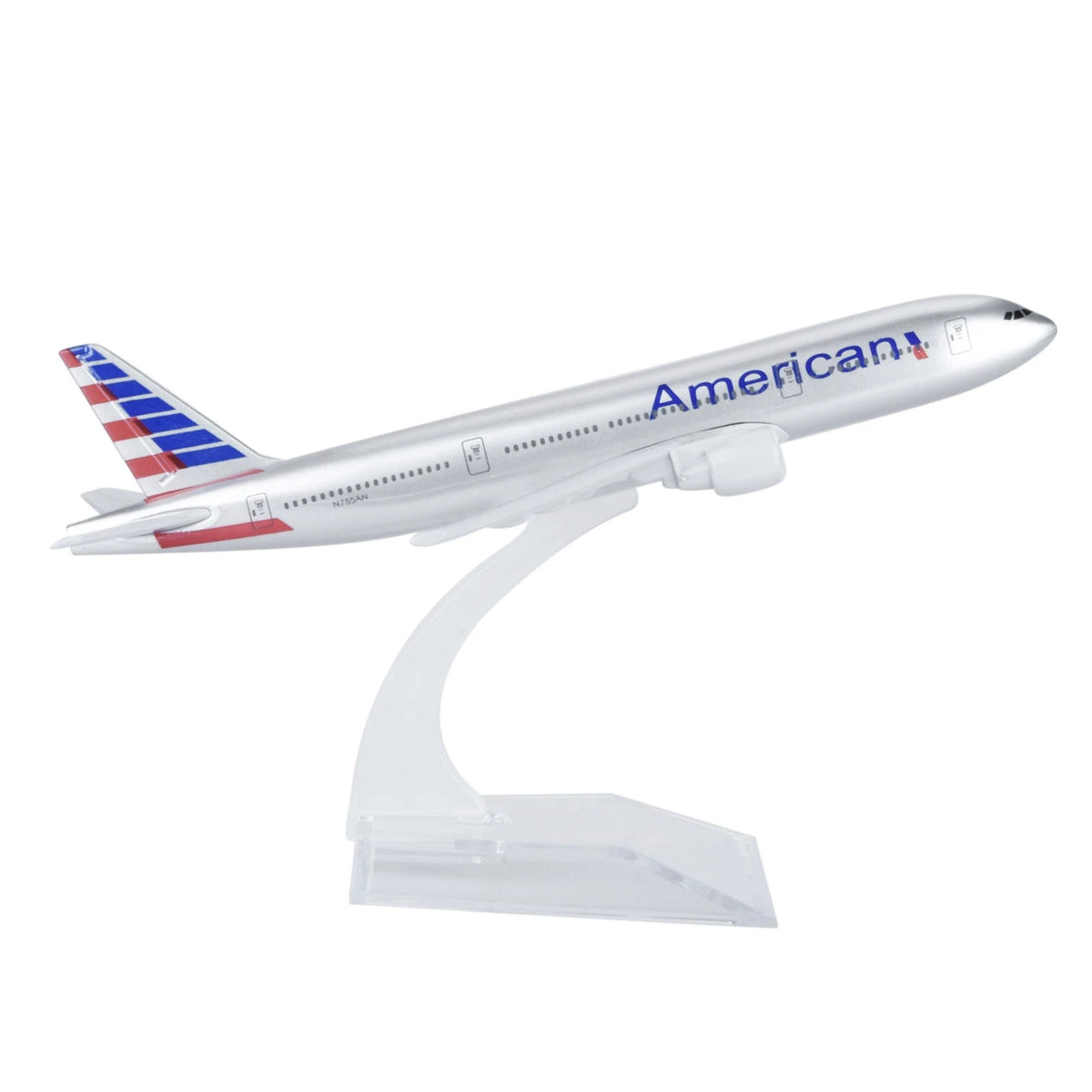 1:400 American B777 Aircraft Model with Display Stand