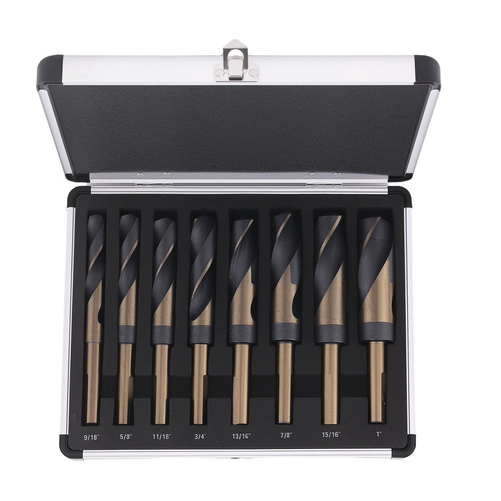 8PC Wood Boring Bit Set with Storage Case