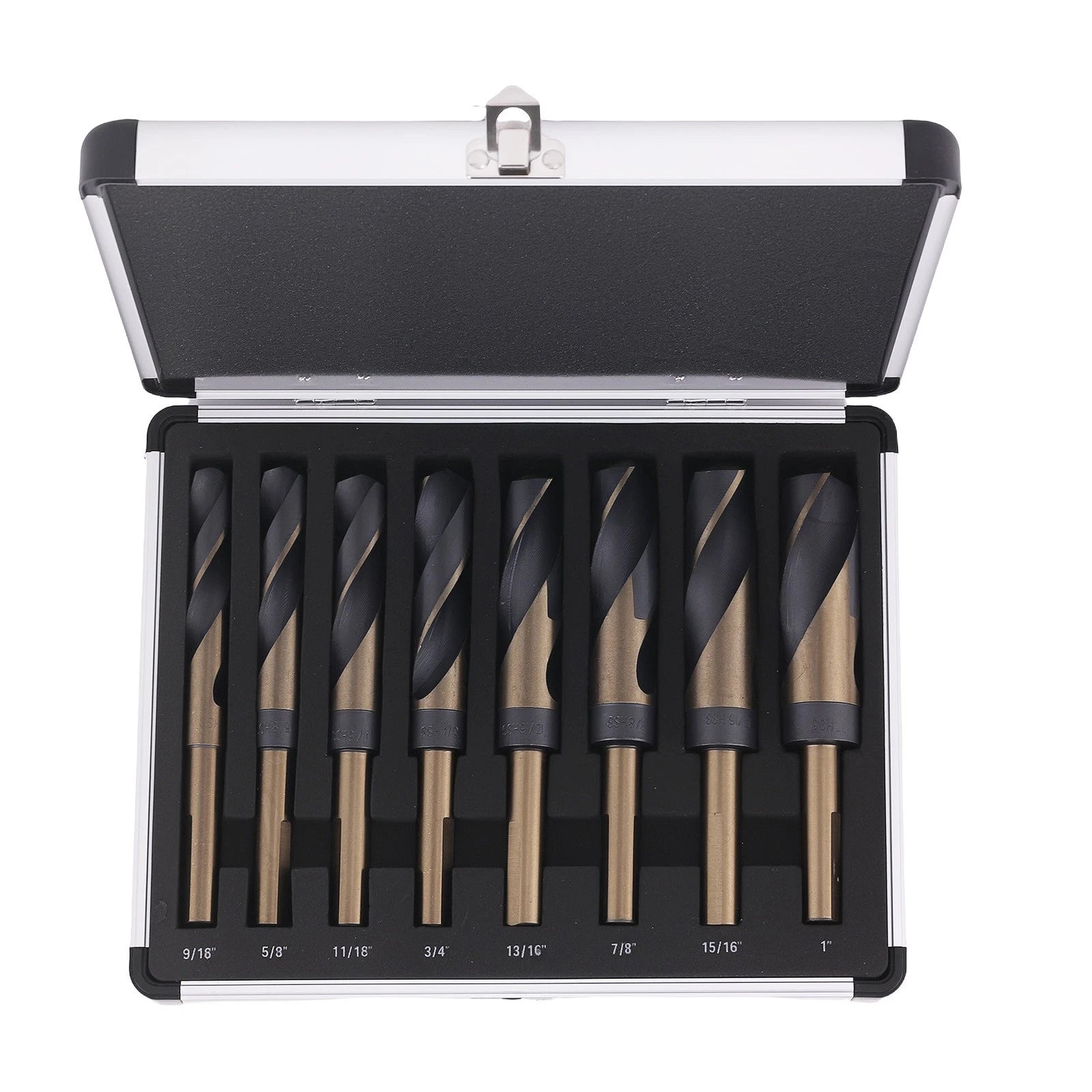 8PC Wood Boring Bit Set with Storage Case