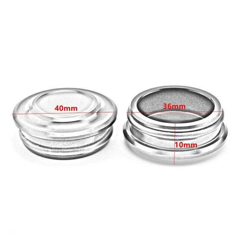 CNC Silver Frame Insert Plug Kit for Honda CMX 500 Rebel (2020–2021)