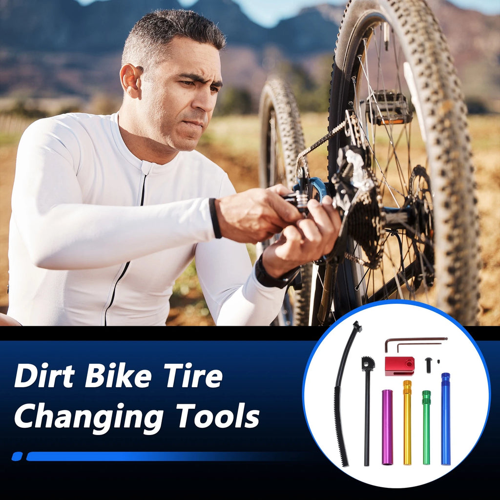 Tire Changing Tools Kit for Dirt Bike 16-21 Inch Wheels