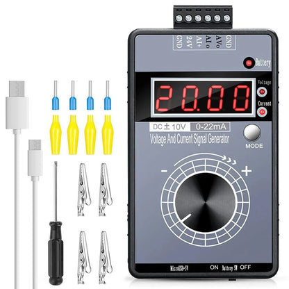 Handheld Signal Generator for Analog Voltage 0-10V Current 4-20mA
