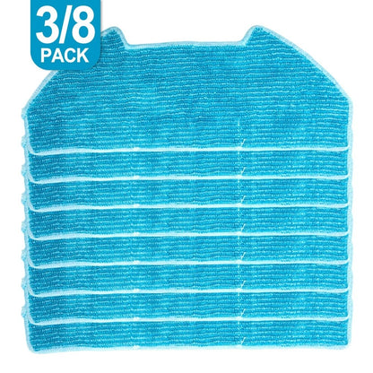 8 Piece Replacement Mop Cloths for BObsweep and For Dustin Vacuums