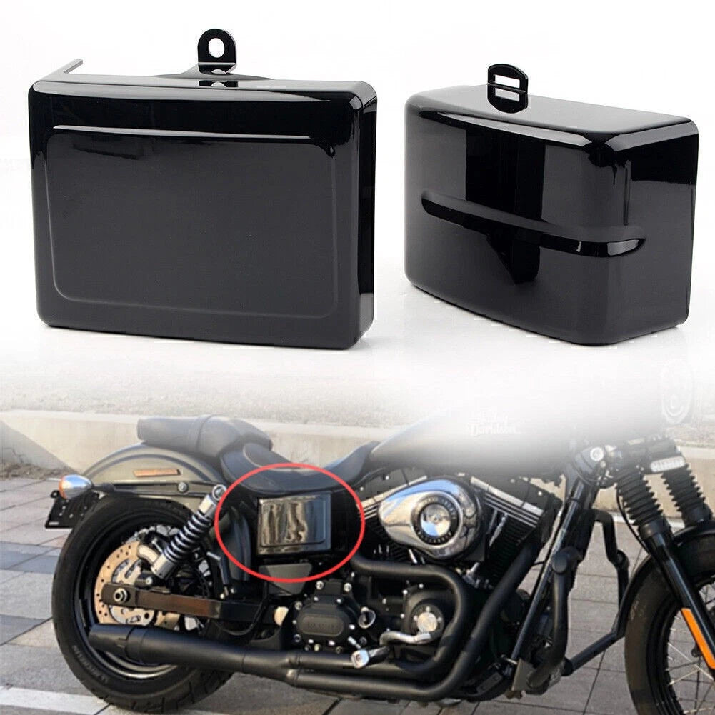 Battery Side Cover For Harley Dyna Fat Bob 2006-2017 Street Bob Super Wide Glide