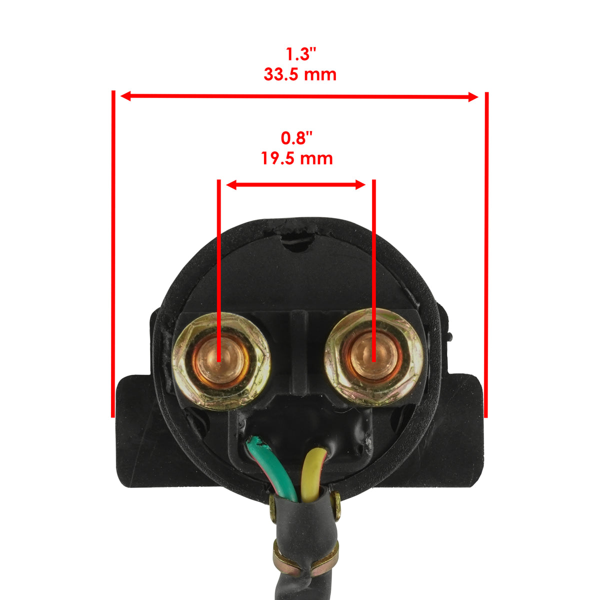 Starter with Relay Solenoid Replacement for Honda TRX250TE Recon 250 (2008–2021)