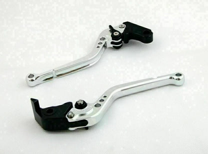 Long Brake Clutch Levers for Ducati 821 Monster/Dark Strada (2016) Silver T9