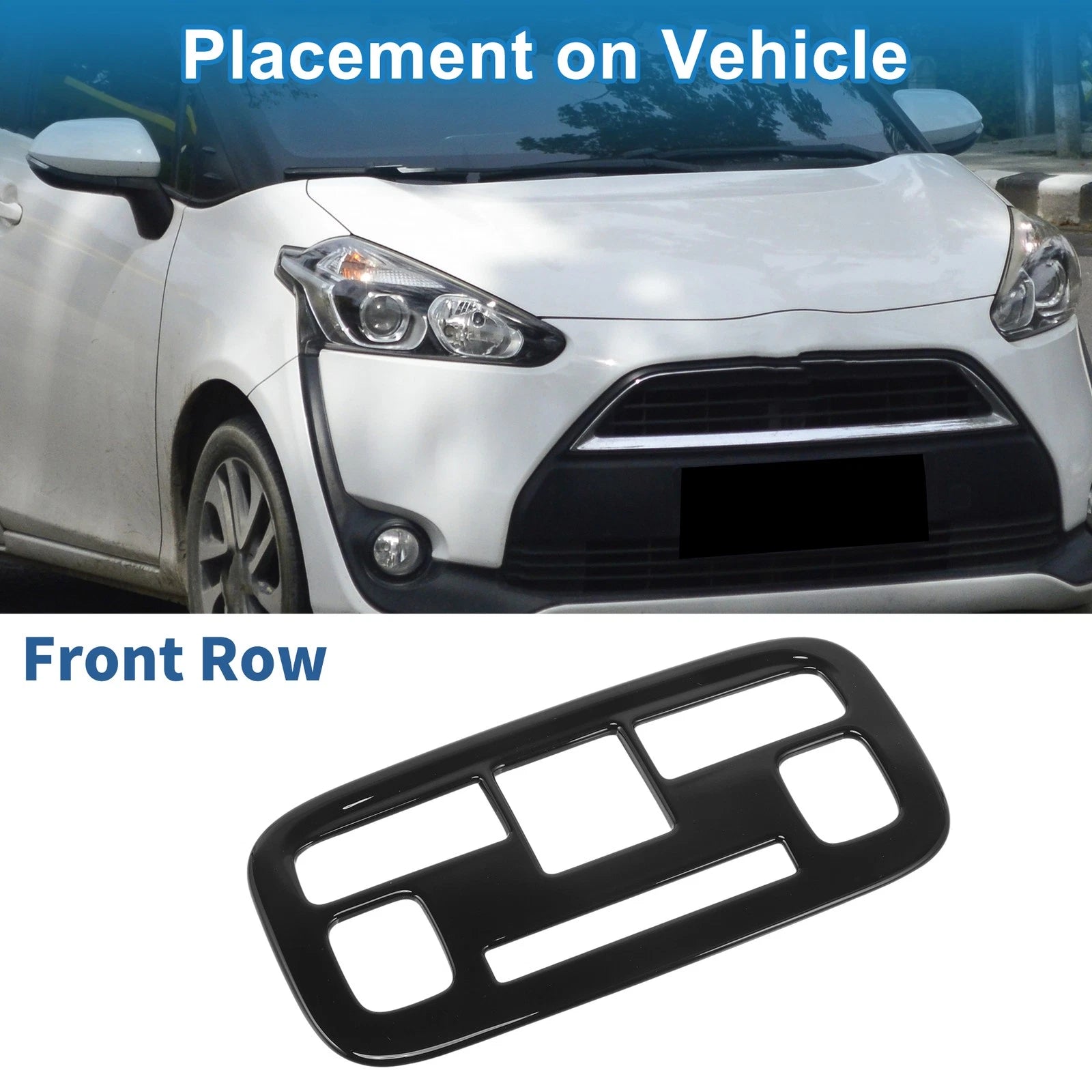Front Headlight Trim Bezel Replacement for Toyota Sienta (2022–2023)