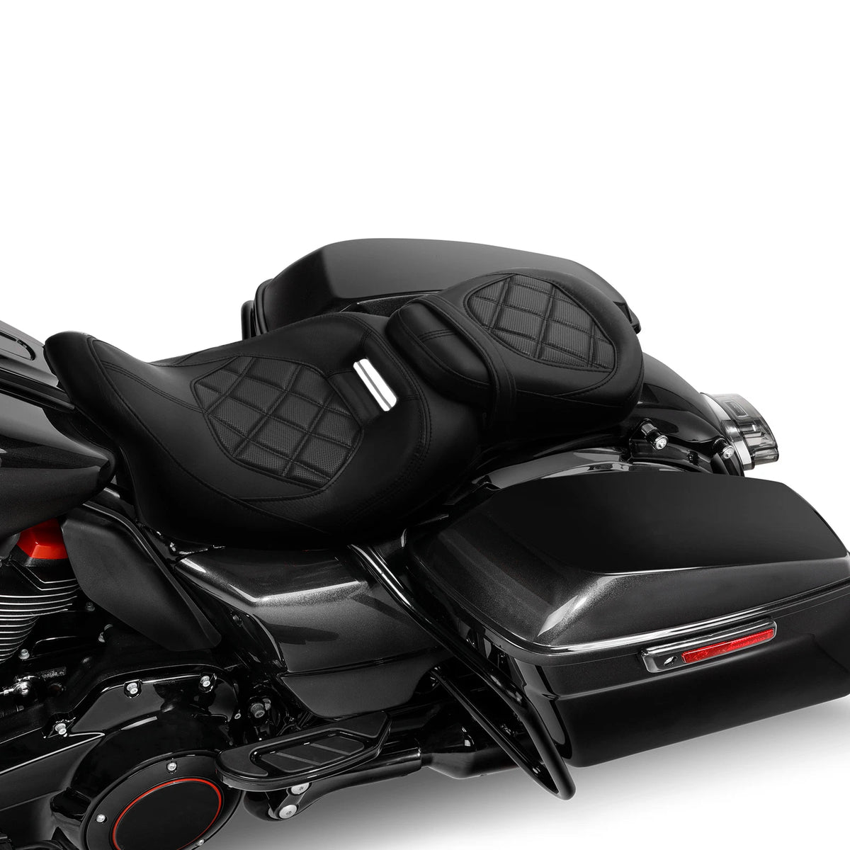 Low Profile Driver & Passenger Seats for Harley Touring Street Glide (2009–2023)