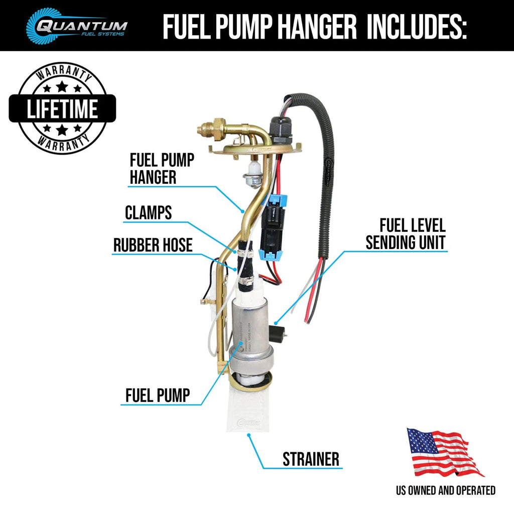 450LPH AN Fitting Hanger + Send Unit for Chevy GMC Squarebody (1973–1991)