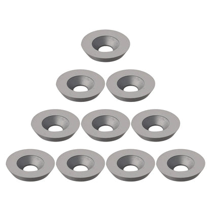 Set of 10 Round Milling Cutter Blades for Wood Turning