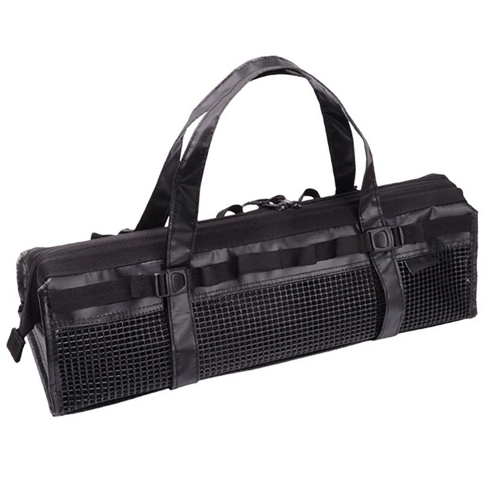 Camping Gear Storage Bag with Mesh Pocket and Carry Handles