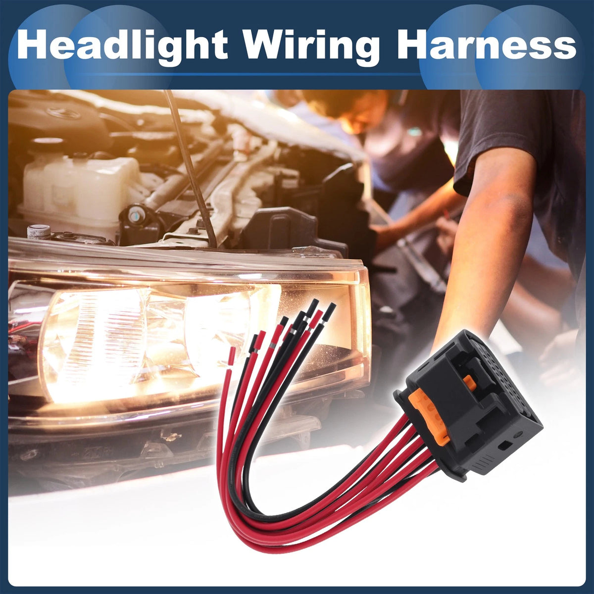 Headlight Cable Repair Kit for Citroen G70 (2015–2023) 1 Set 18016001