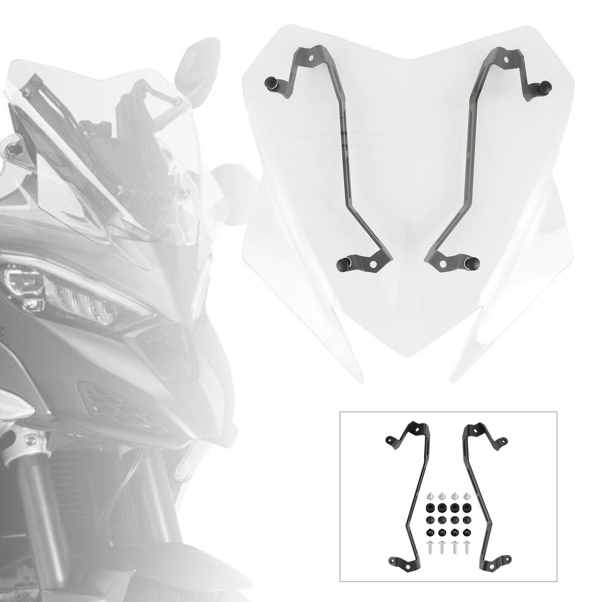 Windshield Windscreen for Ducati Multistrada V4/S/S Sport (2021–2023)