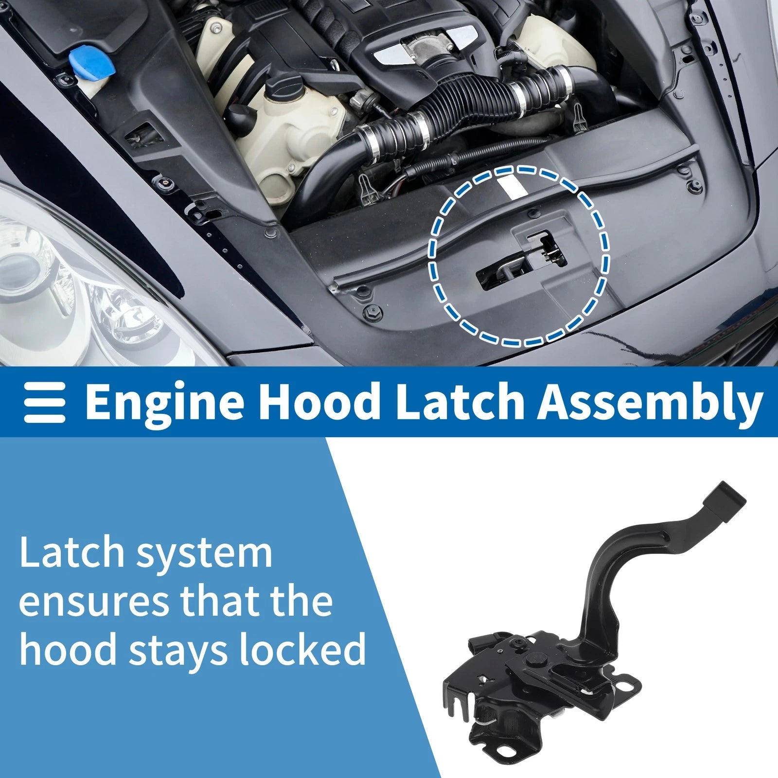 Hood Latch Assembly Replacement for Honda HR-V (2016–2022)