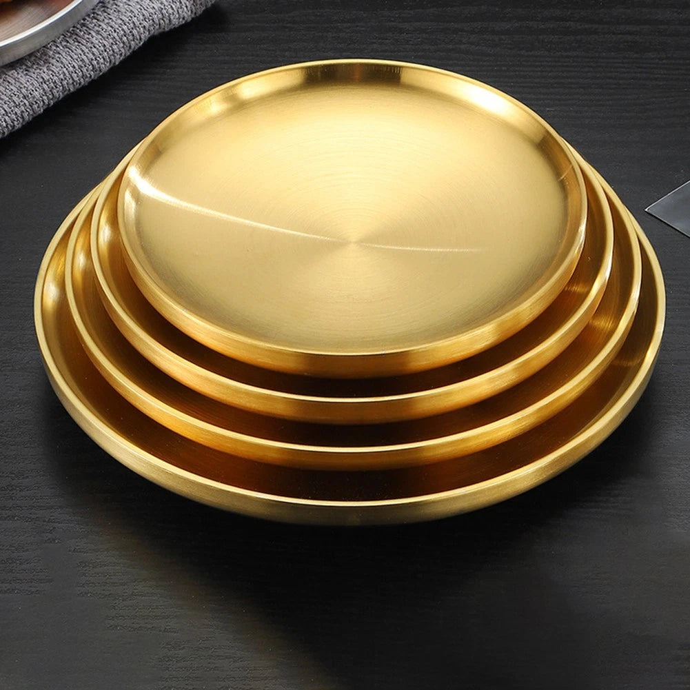 Set of 2 Stainless Steel Double Layer Grill Pans for Barbecue