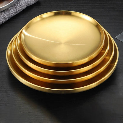 Set of 2 Stainless Steel Double Layer Grill Pans for Barbecue