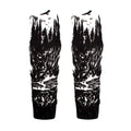 Custom Front Fork Skull Decal Medallion Nameplate Stickers E Fit Harley Yamaha
