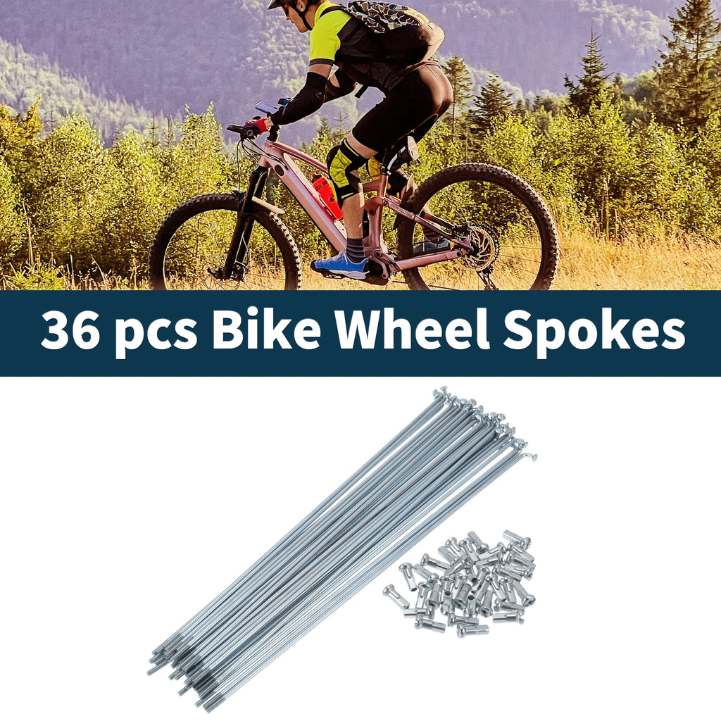 Bicycle Spoke Nipples Set 13G Galvanized 45 Steel Universal (All Years)