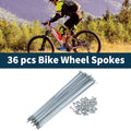 Bicycle Spoke Nipples Set 13G Galvanized 45 Steel Universal (All Years)