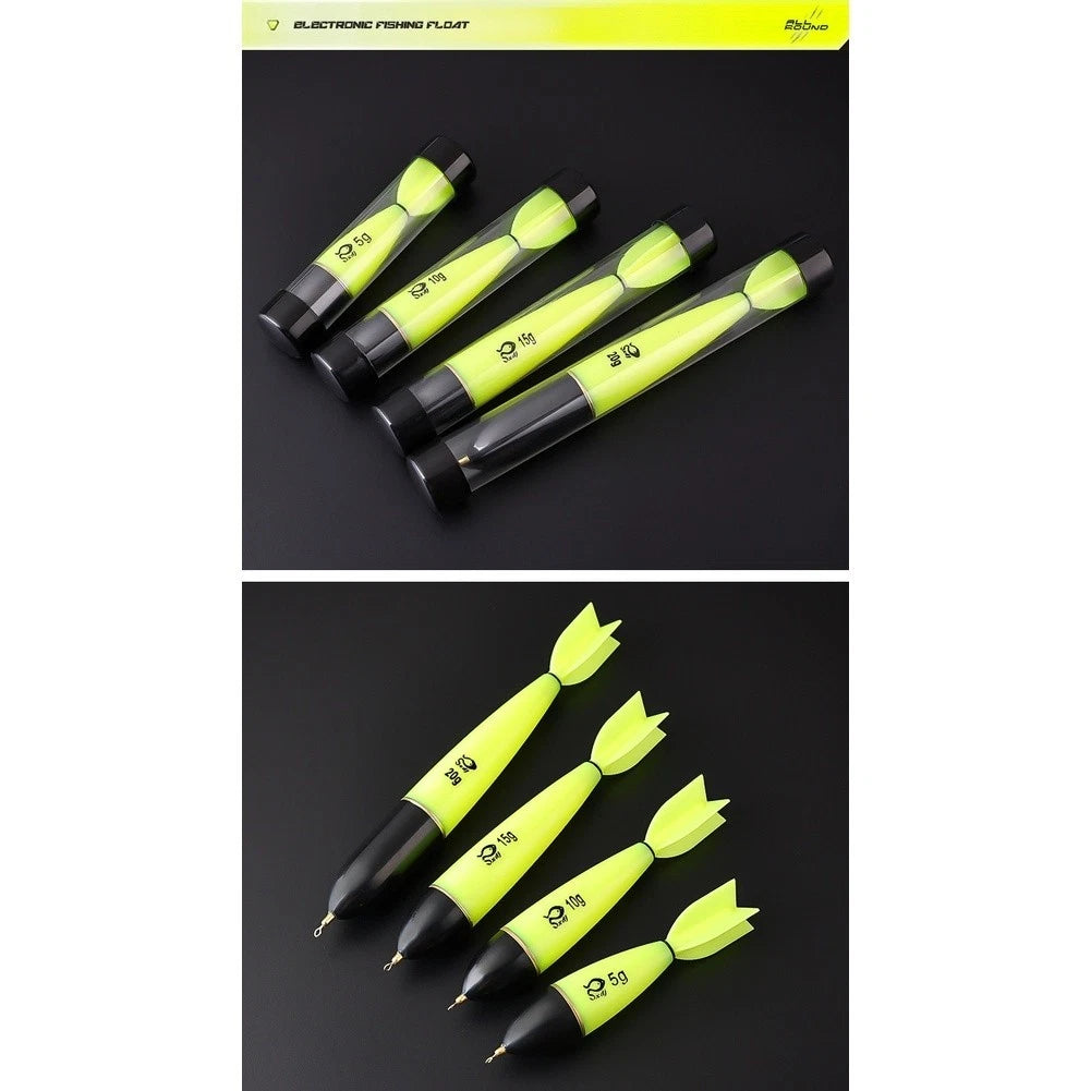 Glow in Dark Fishing Float Rocket Tail 10g for Long Cast and Easy Setup