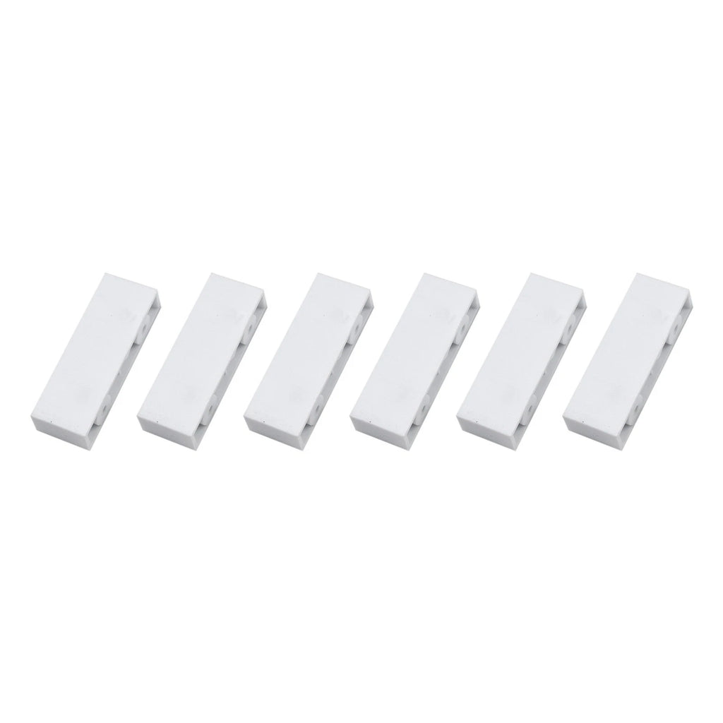 6x Double Hole Sliding Door Lock Block Limiter for Window Positioning