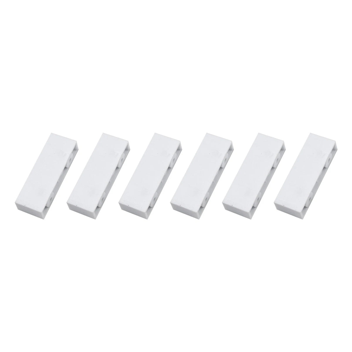 6x Double Hole Sliding Door Lock Block Limiter for Window Positioning