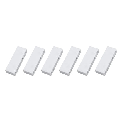 6x Double Hole Sliding Door Lock Block Limiter for Window Positioning
