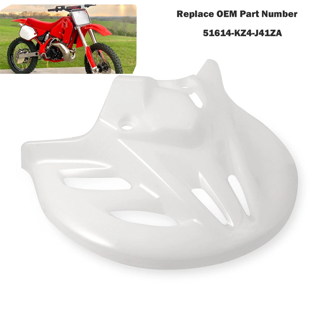 Front Brake Disc Guard Cover for Honda CR125R CR250R CRF250X CRF250R CRF450R (2000–2023)
