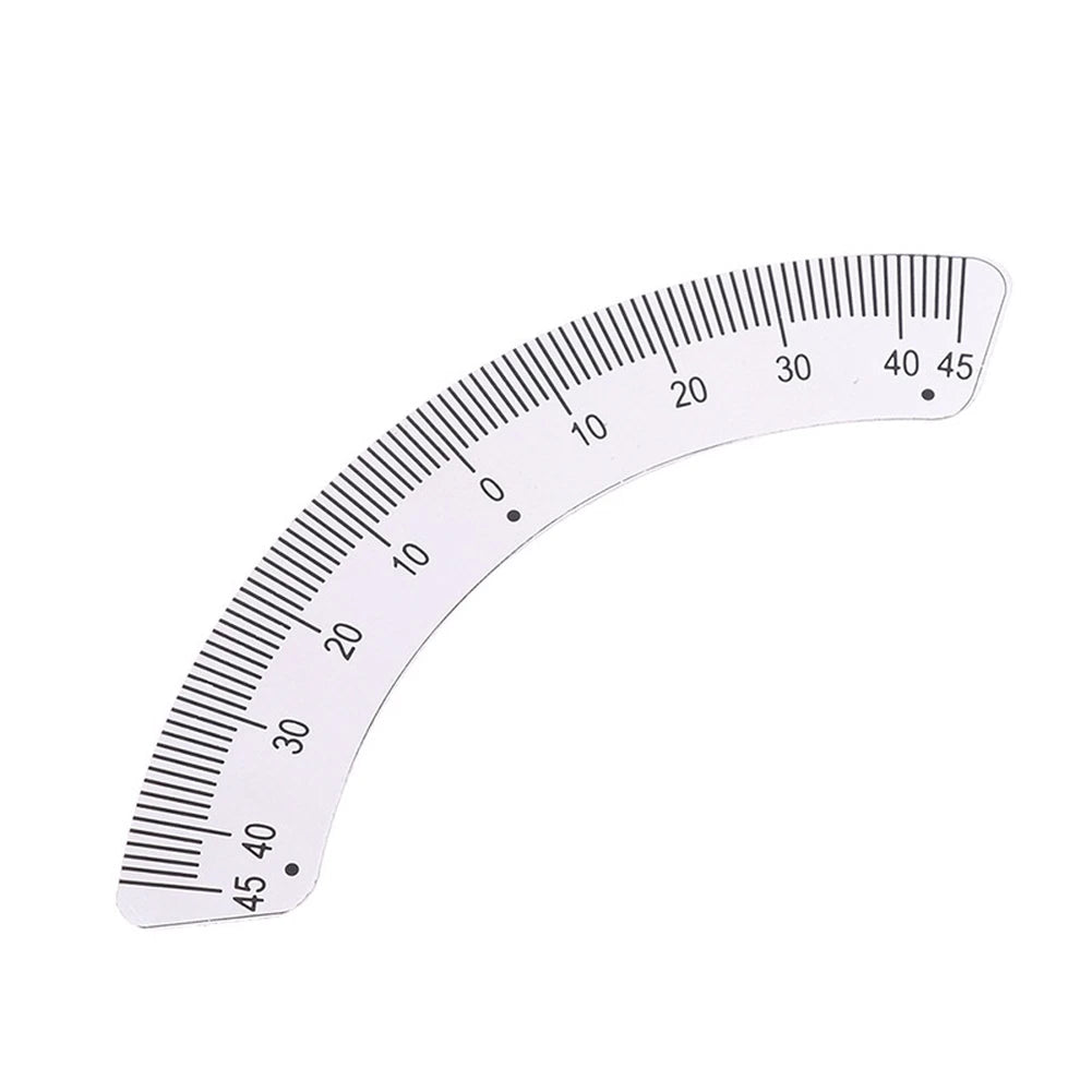 B159 Milling Machine Feed Scale with ABS Metal Ruler 45 Degree Angle