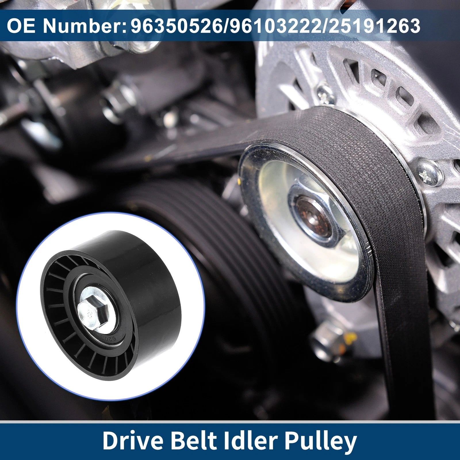 Drive Belt Idler Pulley for Chevrolet Aveo 2005–2011