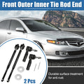 4pcs Front Inner Outer Tie Rod Ends Replacement for Chevrolet Pontiac (2000–2010)