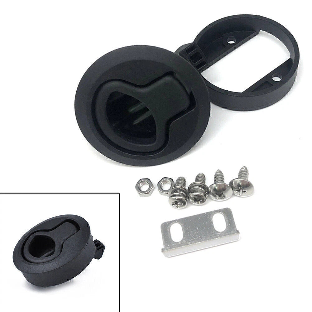 2" Flush Pull Slam Latch for Boat Deck Hatch (No Lock Core)