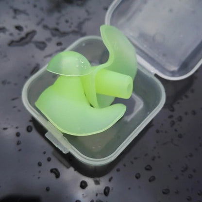 Ear Plugs for Swimming Waterproof Diving Adult Protector Silicone+PC