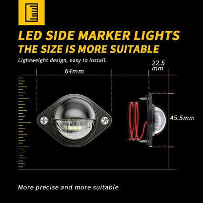 LED License Plate Light for Truck Trailer (12V 24V)