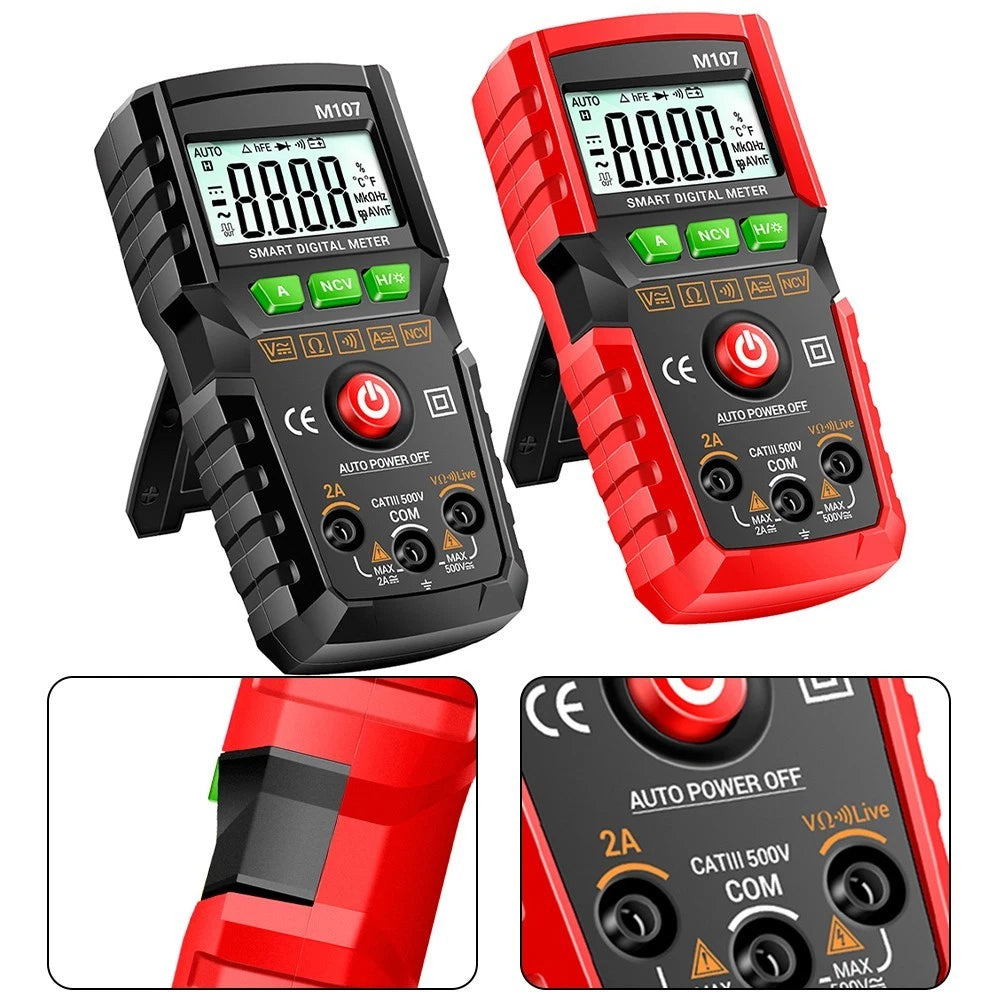 Digital Multimeter M107 4000 Counts with Backlit LCD (Auto Power Off)