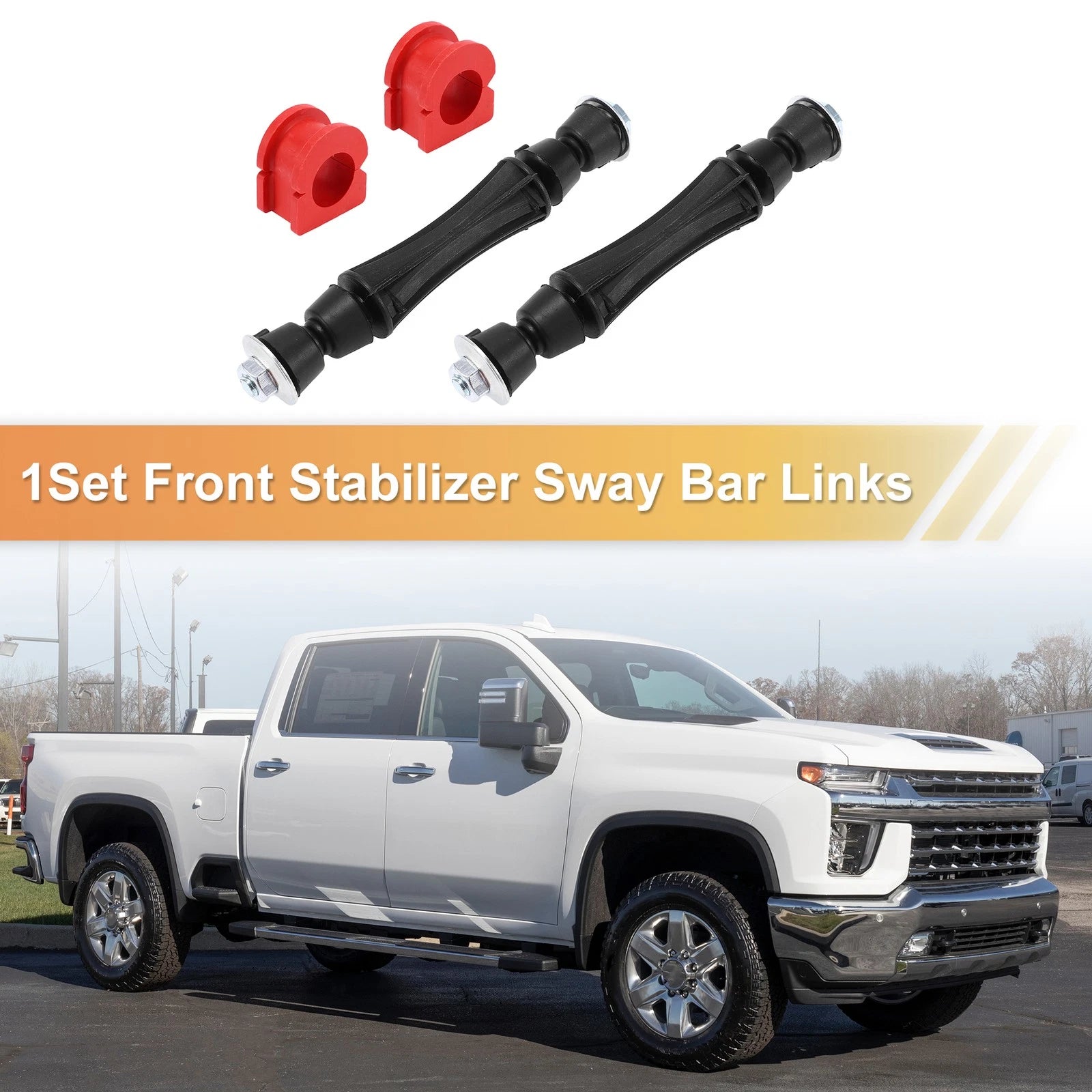 Set Front Stabilizer Sway Bar Link with Bushing for Chevrolet Tahoe (2007–2014)