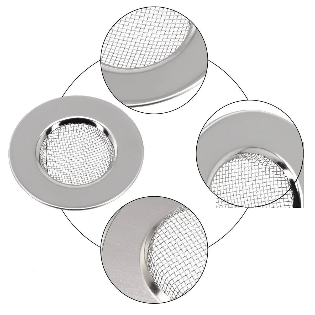 Metal Hair Strainer Stopper for Multi-Functional Use