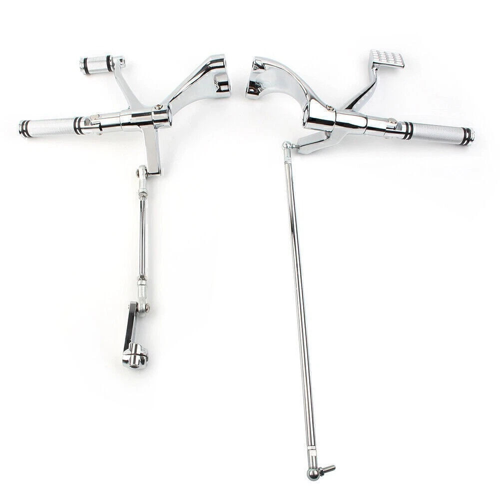 Chrome Forward Controls for Harley Sportster (2004–2013)