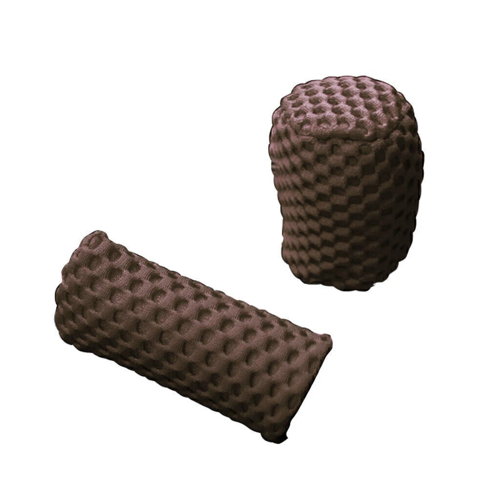 15" Steering Wheel Cover for Universal Fit (37-38CM) - Brown Mesh Cloth