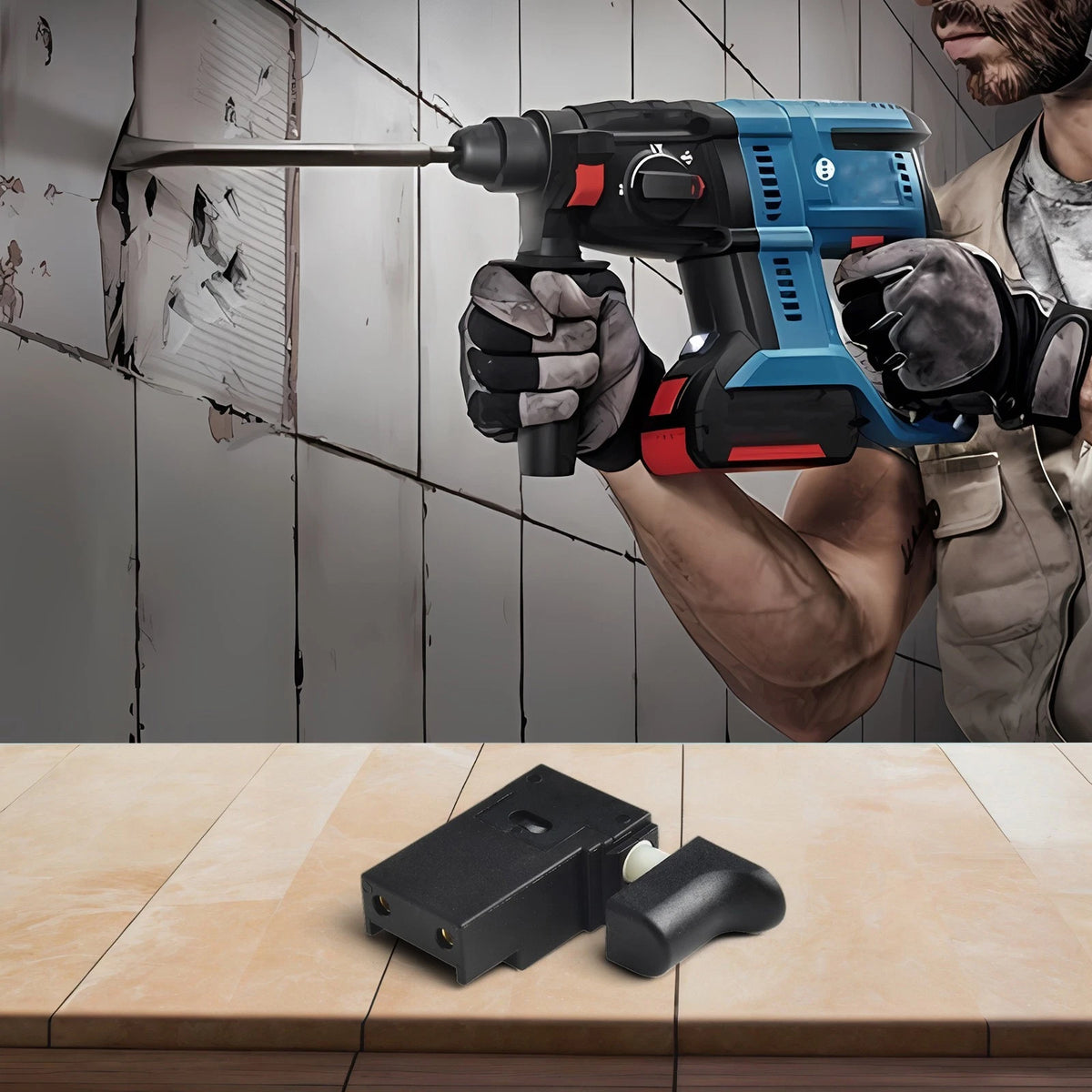Electric Switch Button for Rotary Hammer Tool