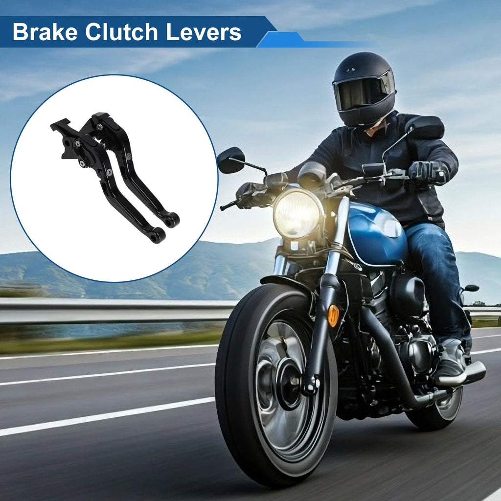 Adjustable Brake Clutch Lever for Honda NC700 (2016–2020) Solid Black