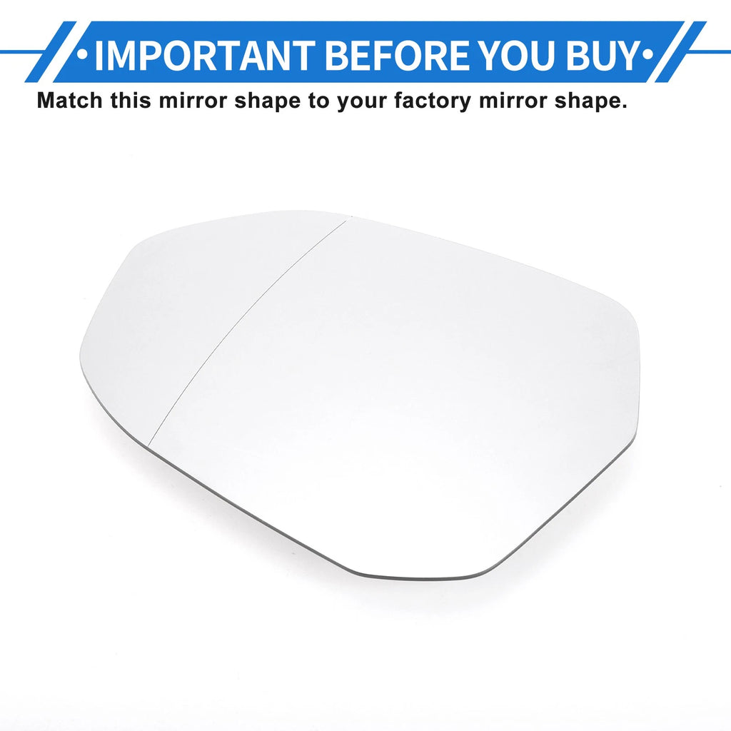 Heated Mirror Glass Left Passenger Side Replacement for BMW S5 (2023–2023)