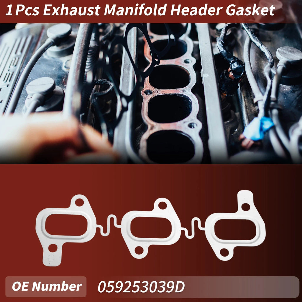 Exhaust Manifold Header Gasket Replacement for Audi Q7 3.0L TDI (2009–2014)