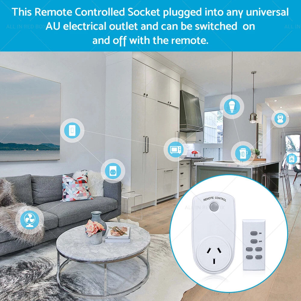 Wireless Remote Power Socket for AU Plug (ES9939A-1)