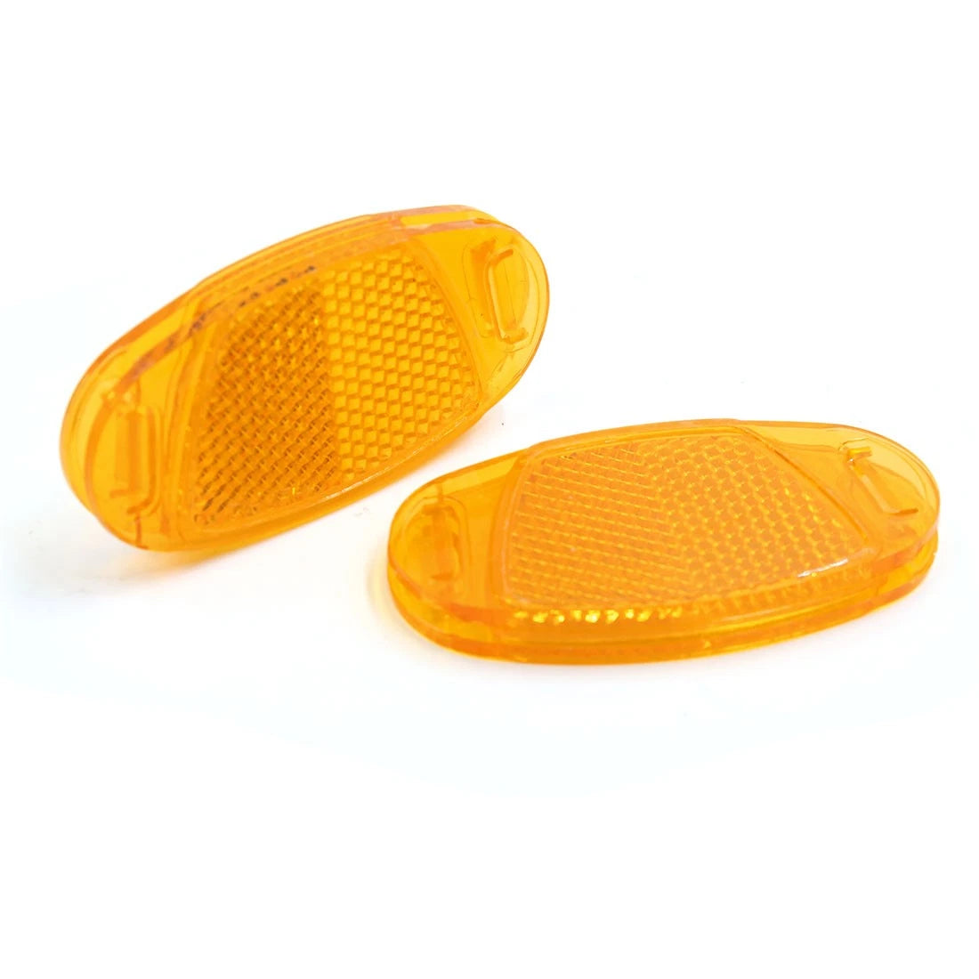 Spoke Reflectors Kit Orange Oval for Bicycle Bike Wheel (Universal)