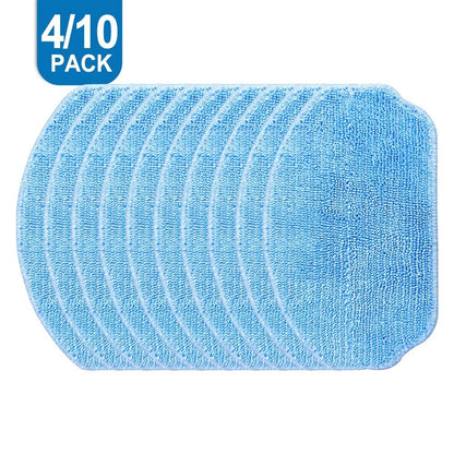 Mop Cloth Replacement Set of 4 for Nedis WIFIVCR001CBK Vacuum Cleaner