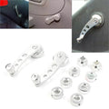 2pcs Car Window Handle Winder Riser Winder Crank Riser Aluminum Alloy Universal